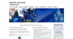 Desktop Screenshot of poolpaint.com.au