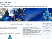 Tablet Screenshot of poolpaint.com.au